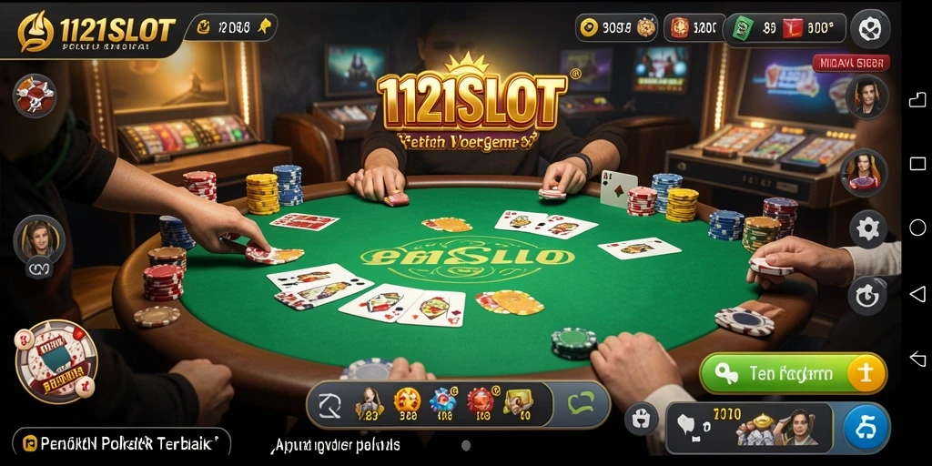 Gameplay poker yang seru dan kompetitif di 1121SLOT.