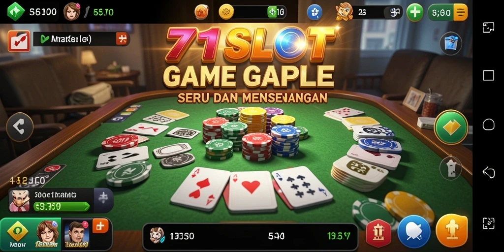 Tampilan gameplay Gaple yang menarik dan interaktif.