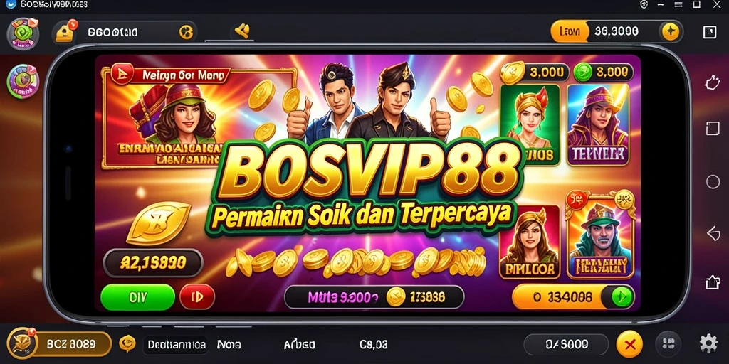 Gameplay Slot yang seru dan penuh warna di BOSVIP88.