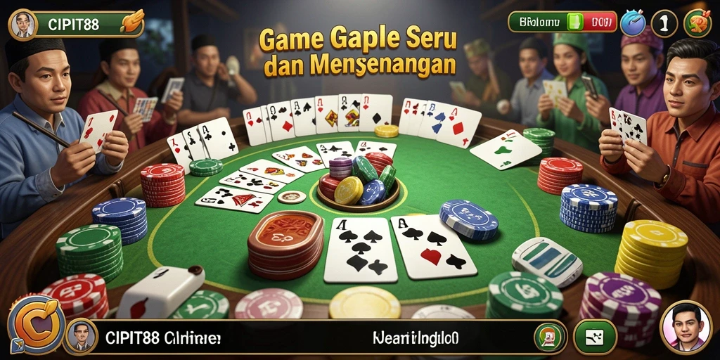 Tampilan gameplay seru dari CIPIT88 yang asyik dan menantang.