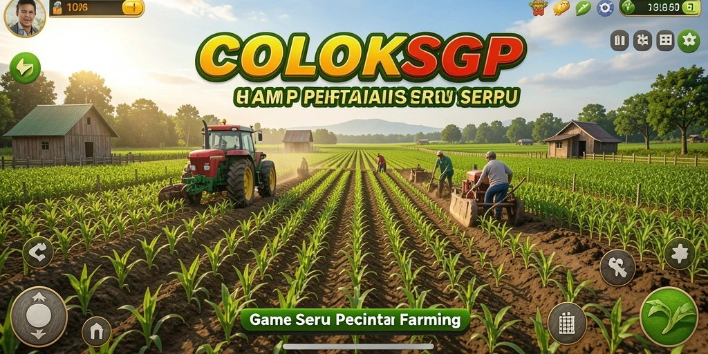 Tampilan gameplay COLOKSGP yang menawan saat bertani.