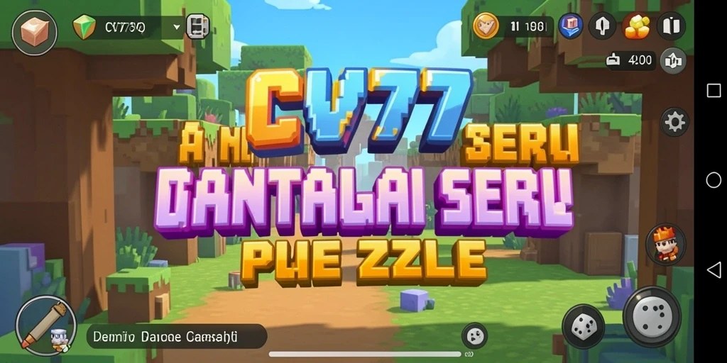 Tampilan gameplay CV777 yang menantang dan berwarna-warni.