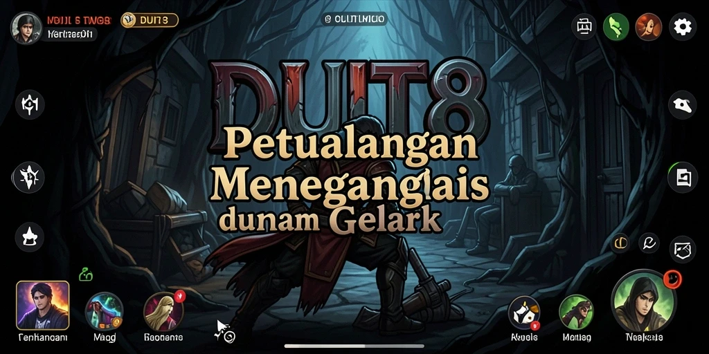 Tampilan gameplay menegangkan di dalam dunia horor yang mencekam.