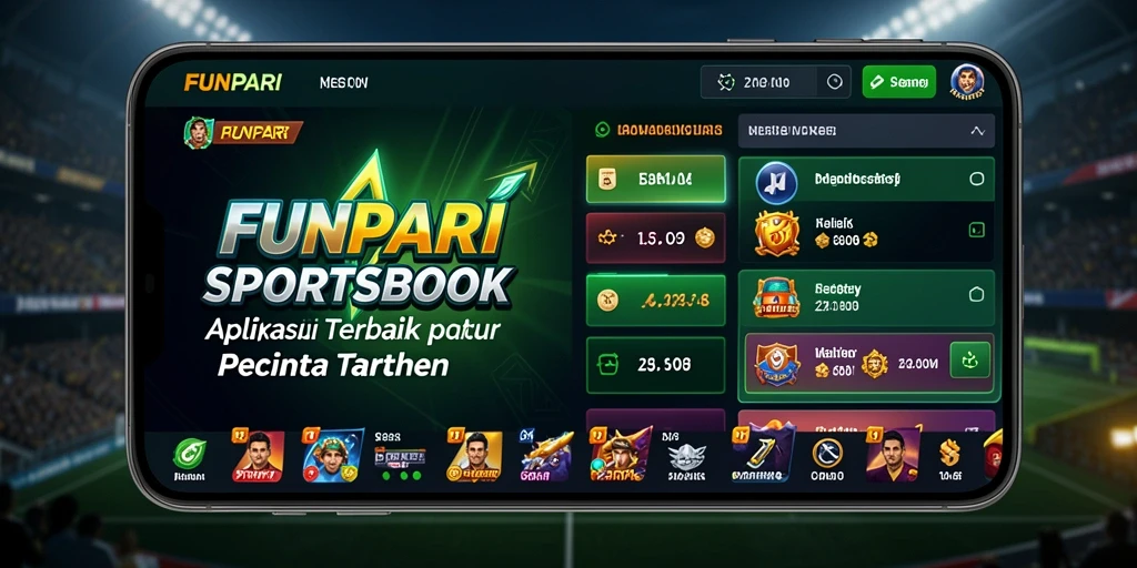 Tampilan menarik dari gameplay taruhan olahraga FUNPARI.