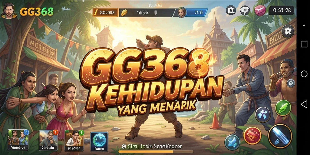 Tampilan screenshot GG368 menunjukkan gameplay simulation yang interaktif.