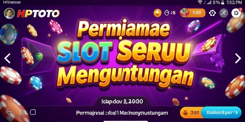 Tampilan gameplay HPTOTO yang menarik dan penuh aksi.