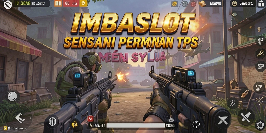 Tangkapan layar gameplay IMBASLOT menampilkan aksi pertempuran seru di arena.