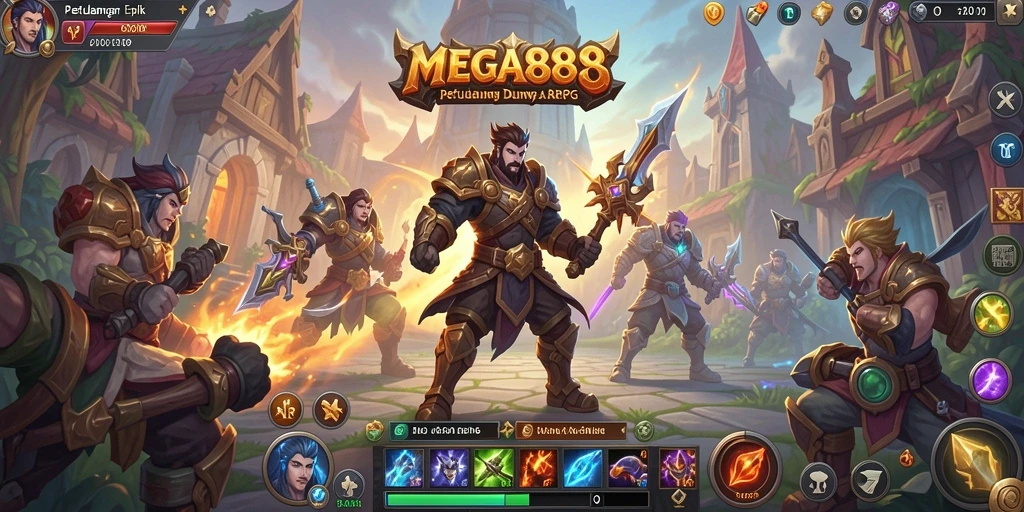 Tampilan gameplay MEGA888 yang menarik dalam dunia ARPG.