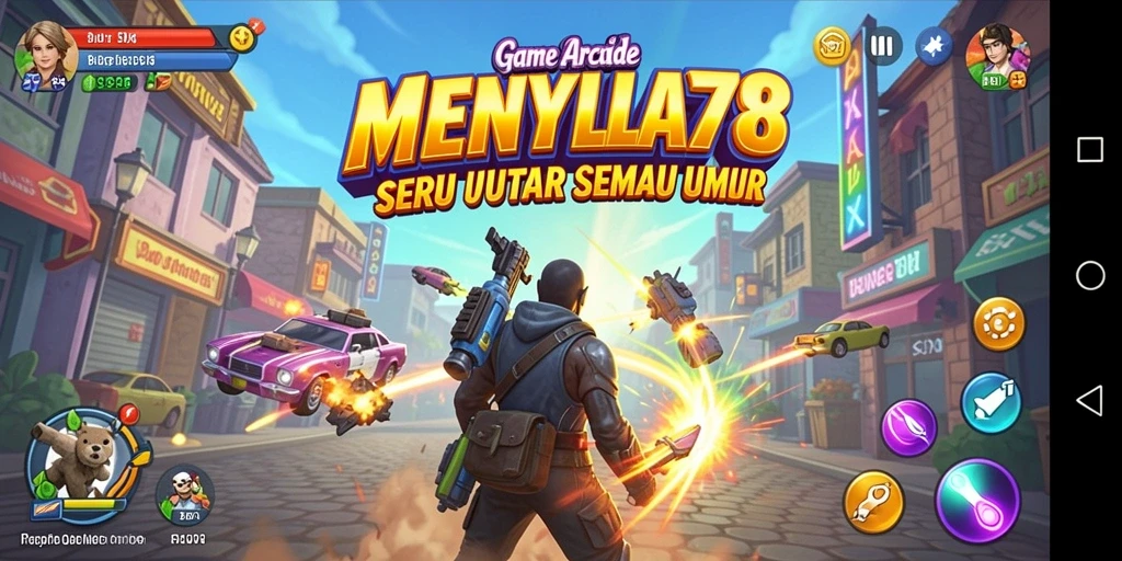Screenshot MENYALA78 menampilkan aksi seru dari gameplay Arcade.