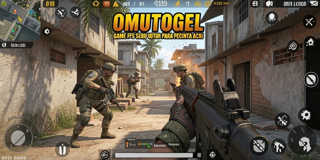 Tampilan gameplay OMUTOGEL yang penuh aksi dan menegangkan.
