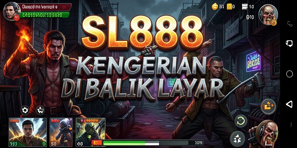 Tampilan gameplay SL888 yang mengerikan dan menegangkan.