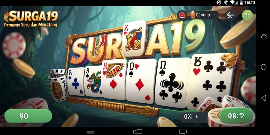 Screenshot menunjukkan gameplay seru dari permainan Domino.