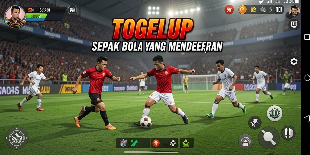 Tampilan gameplay TOGELUP yang seru dan mendebarkan.