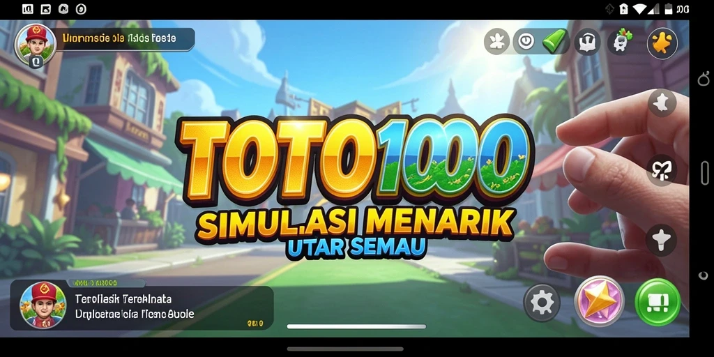 Gameplay TOTO1000 yang menarik dan penuh warna.